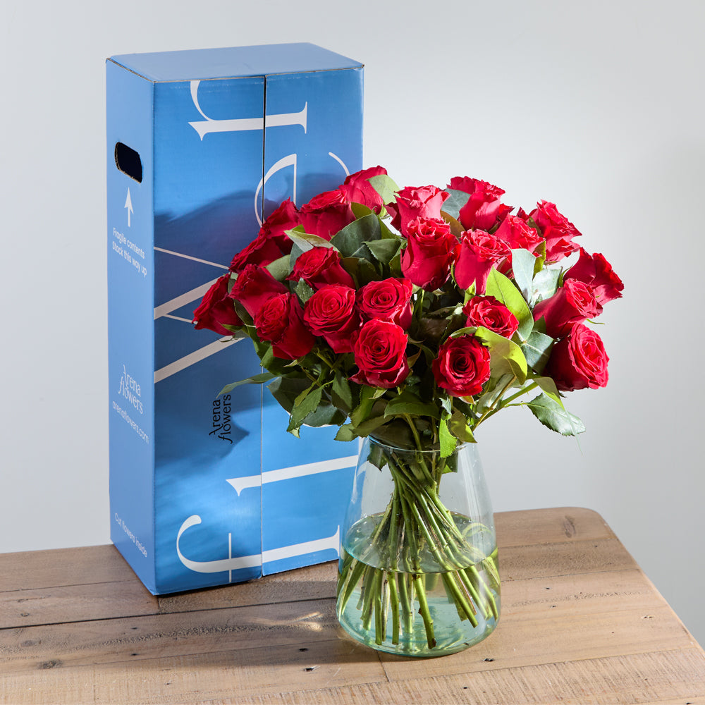 24 Luxury Red Roses