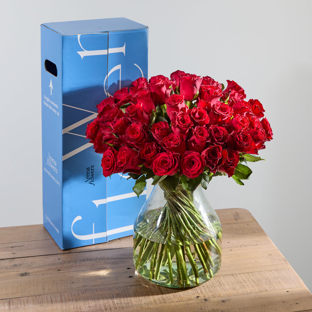 50 Red Roses