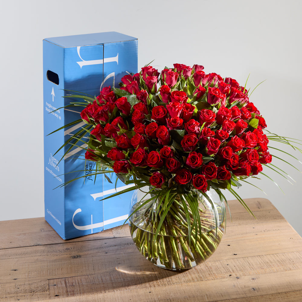 100 Red Roses