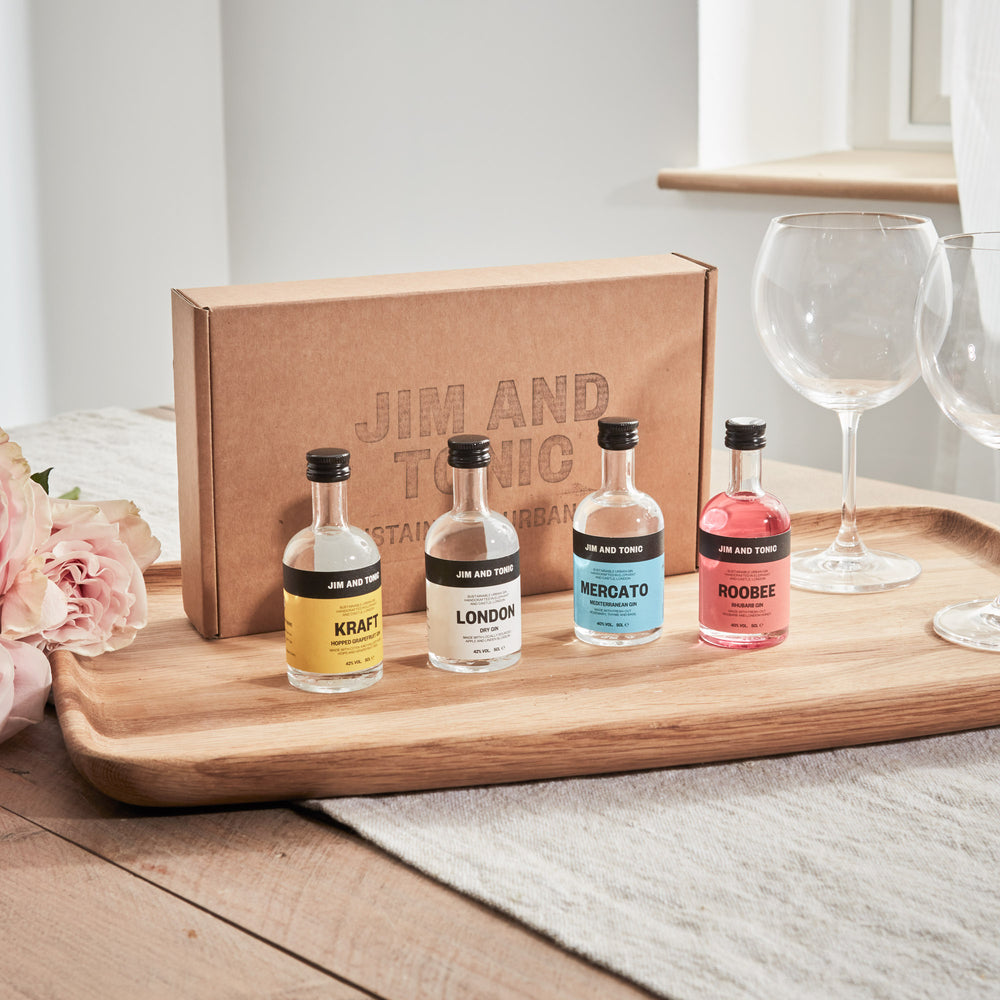 Jim and Tonic mini gin selection box