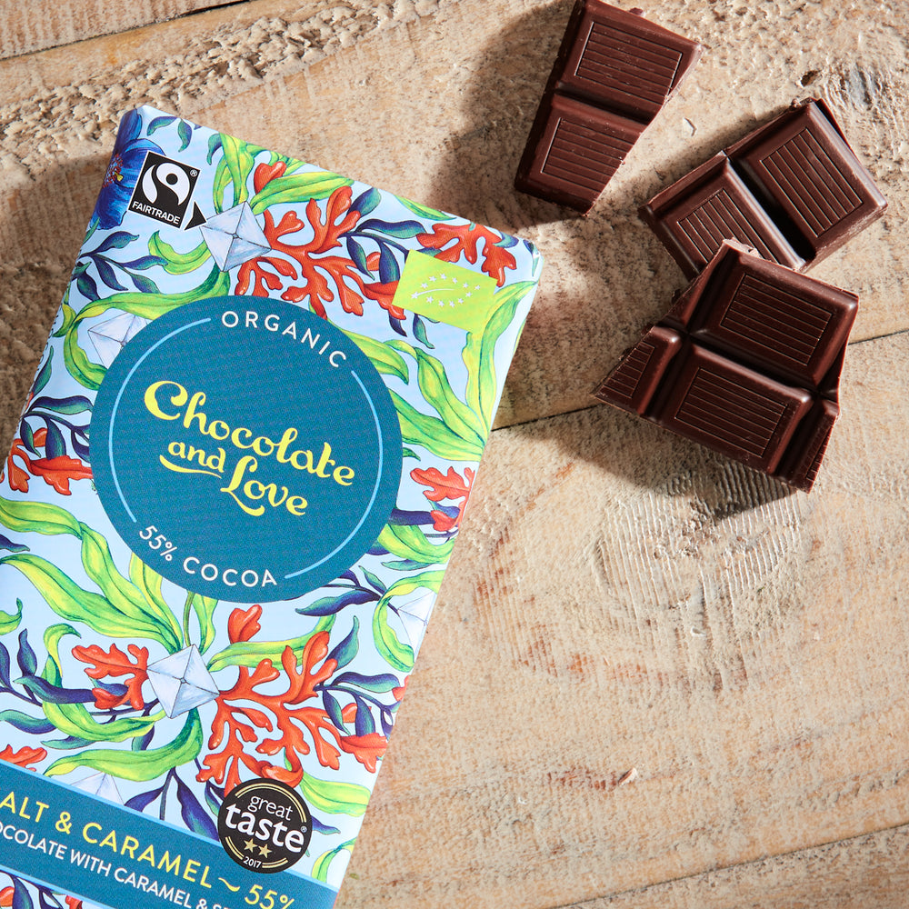 Chocolate and Love Sea salt and Caramel