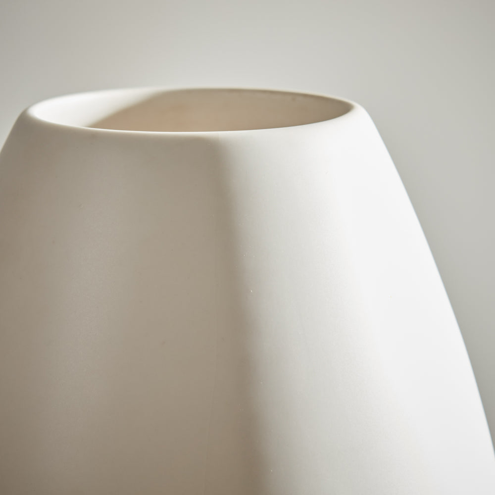 White Teardrop Vase