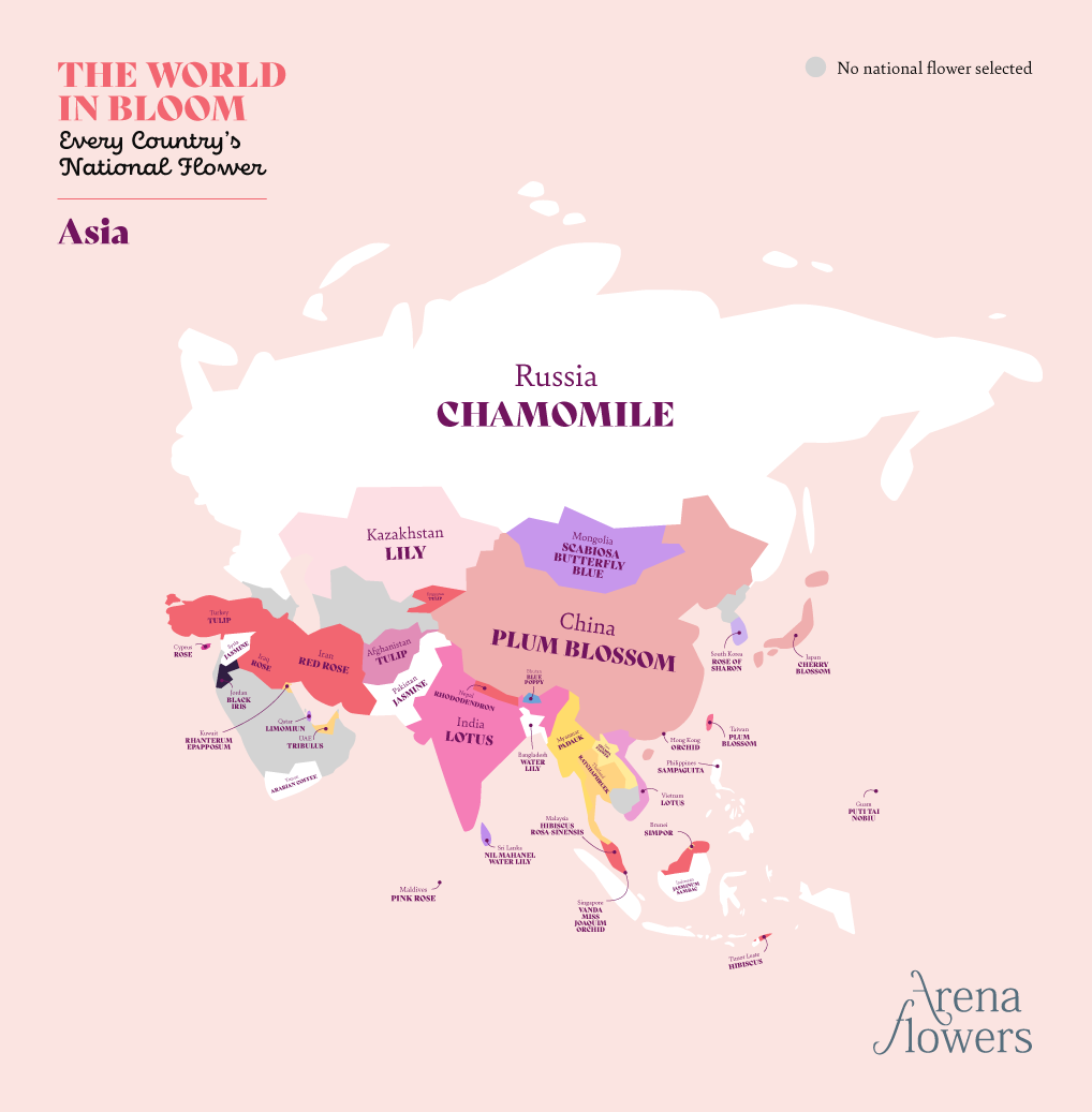 Map of Asia